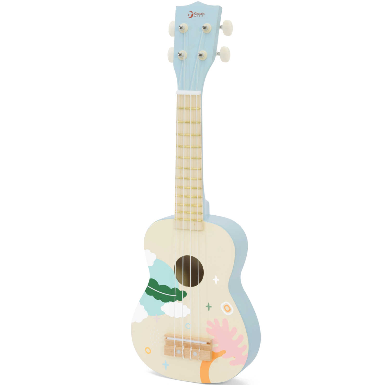 CLASSIC WORLD Ukulele Iris blau, 36M+