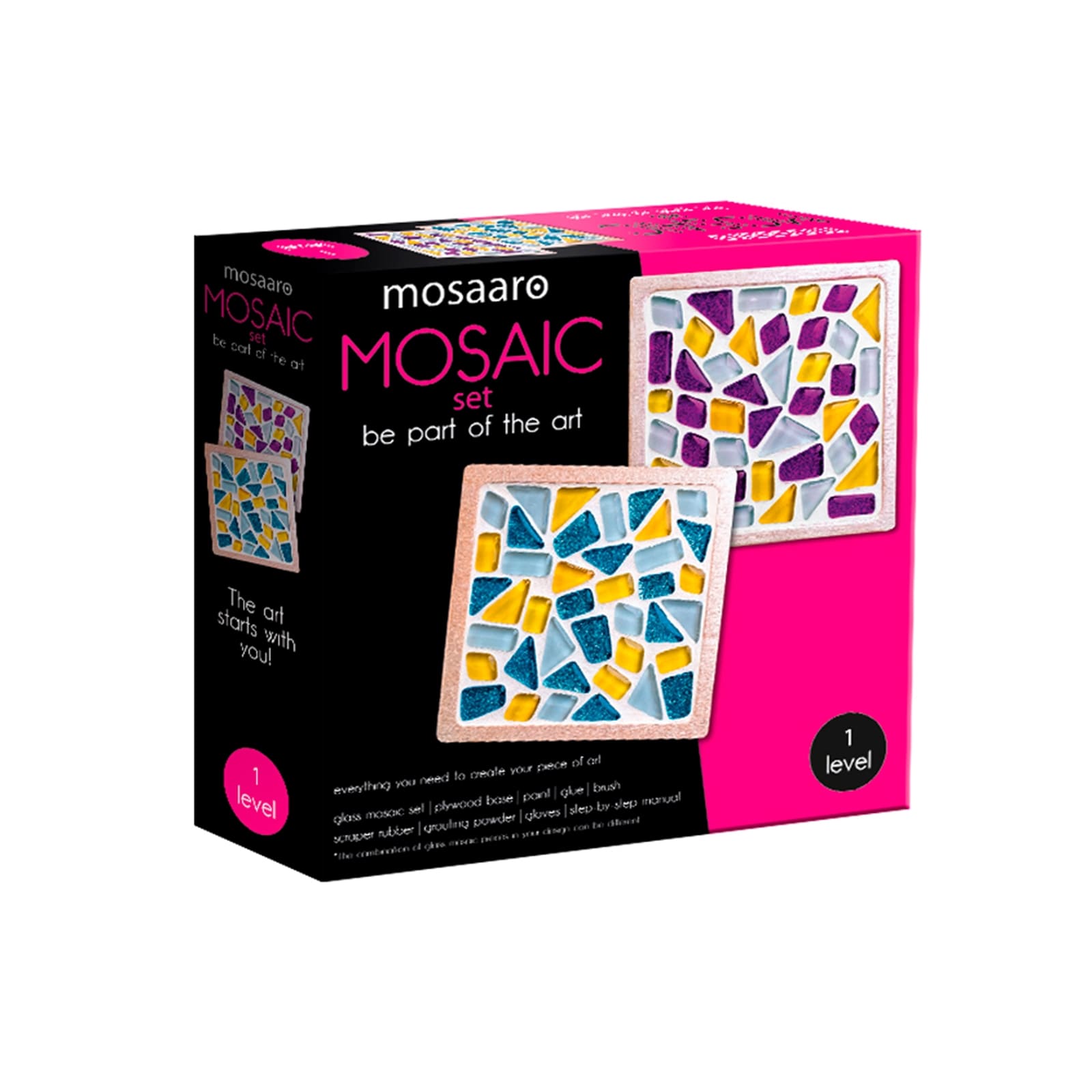 MOSAARO Mosaikset Becheruntersetzer Level 1