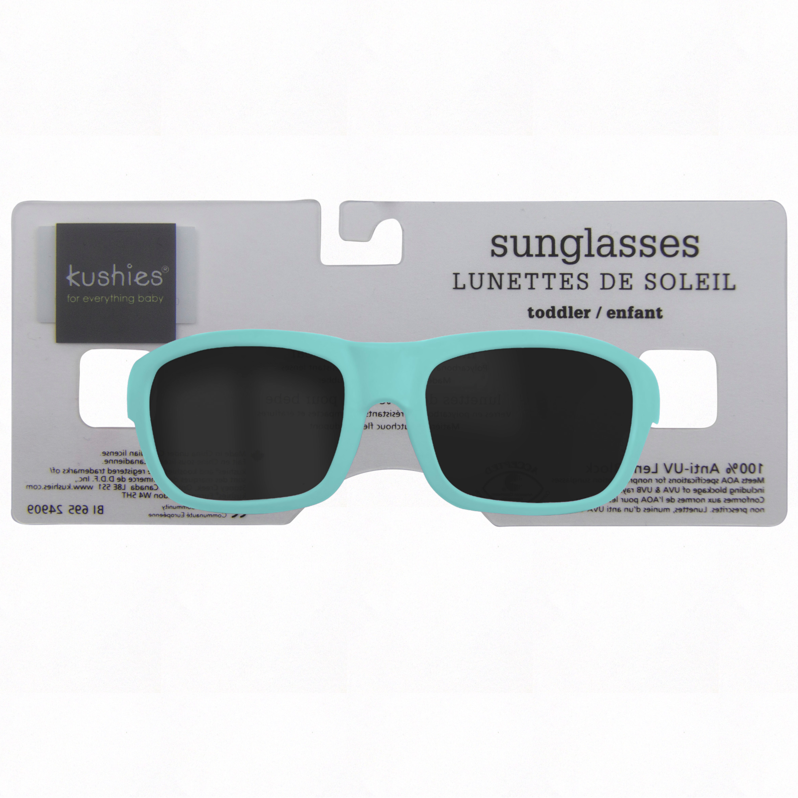 KUSHIES Lunettes de soleil tout-petit turquoise