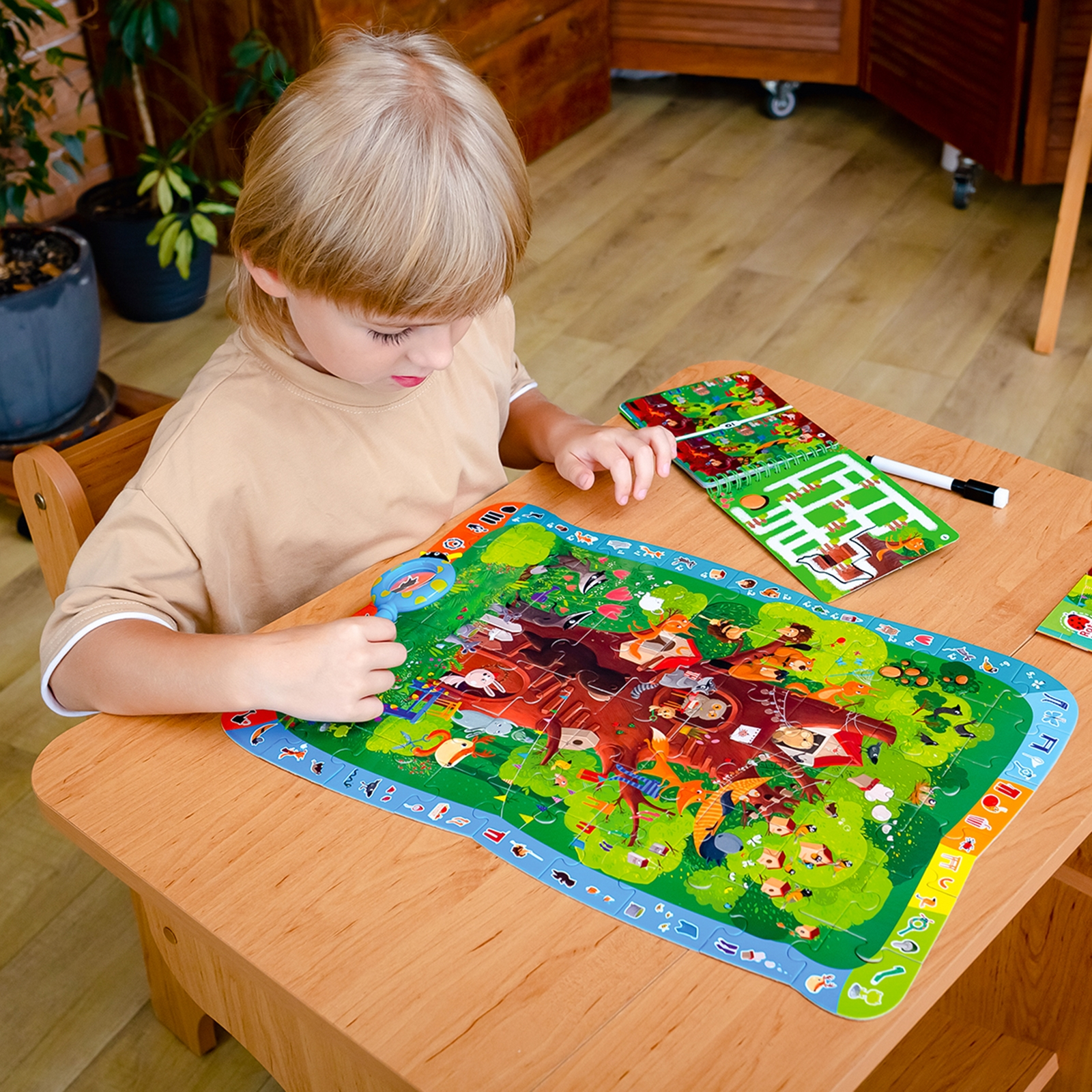 ROTER KÄFER Detektivpuzzle Waldgeschichte