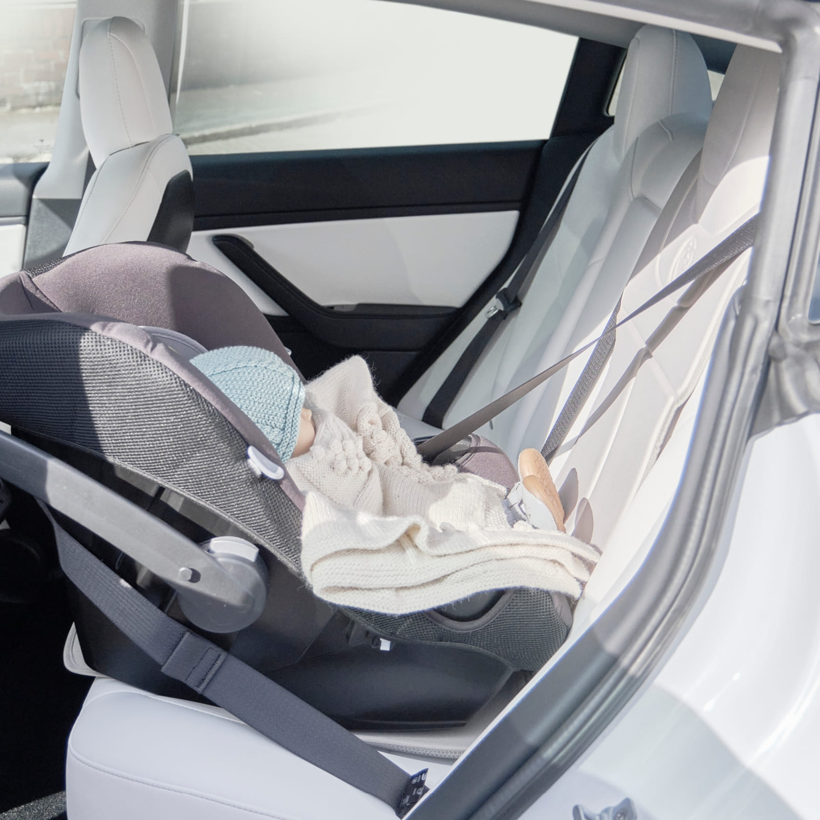 PRINCE LIONHEART Sitzschoner SeatSaver für Teslas hellbraun