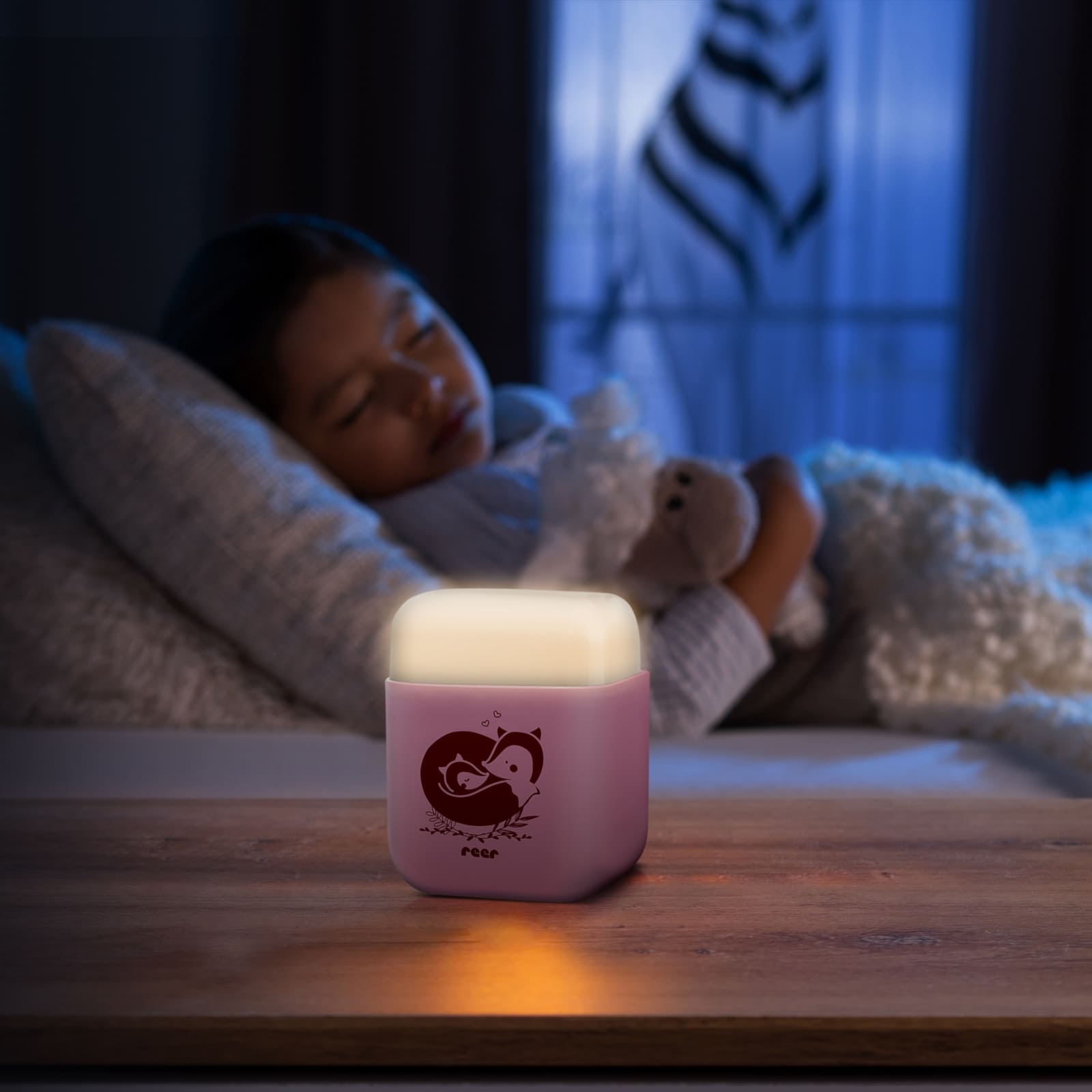 REER Nachtlicht 2in1 SleepLight rosa