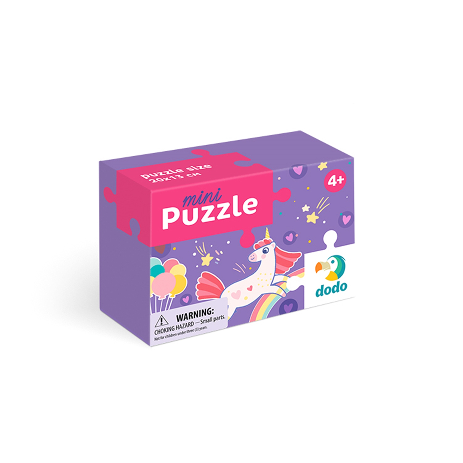 DODO Mini Puzzle Einhorn 35 Teile, 4J+