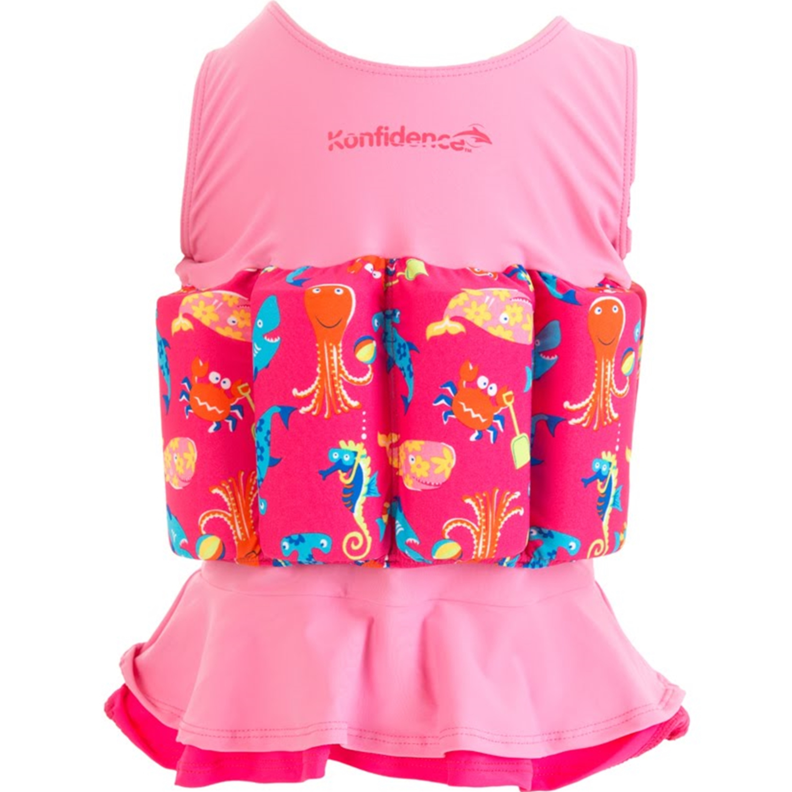 KONFIDENCE Combinaison flottante pour l'enfant Mia rose, 4-5 ans