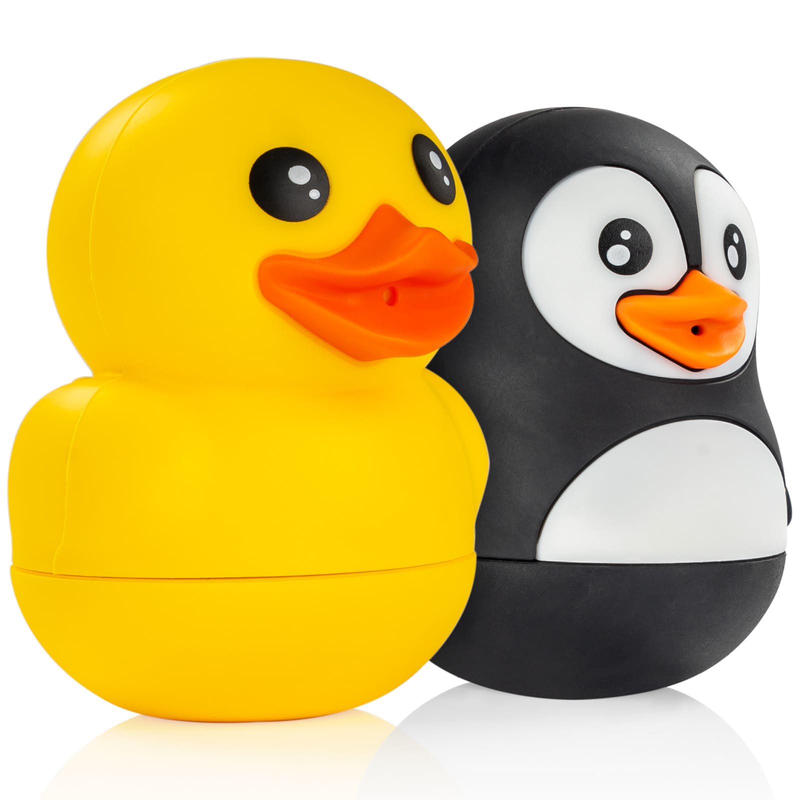 REER MyHappyBath Toys Badetiere Ente & Pinguin