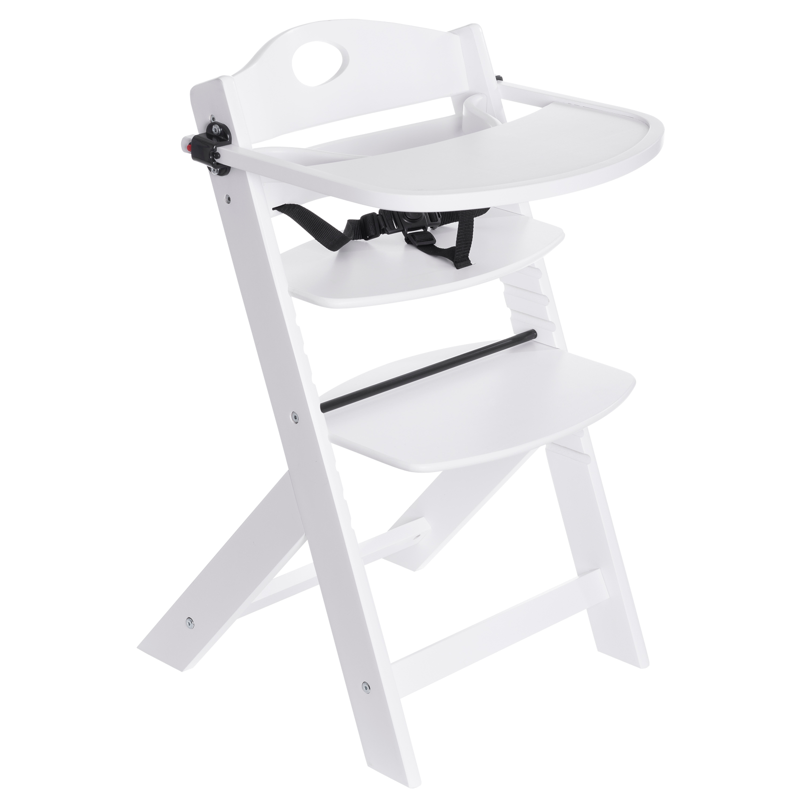 BISAL Chaise haute Fynn blanc