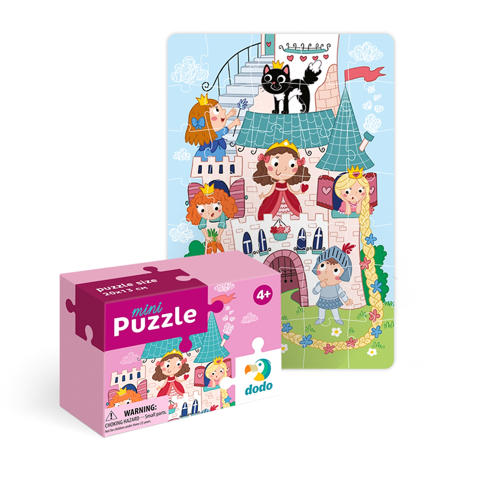 DODO Mini Puzzle Prinzessin 35 Teile, 4J+