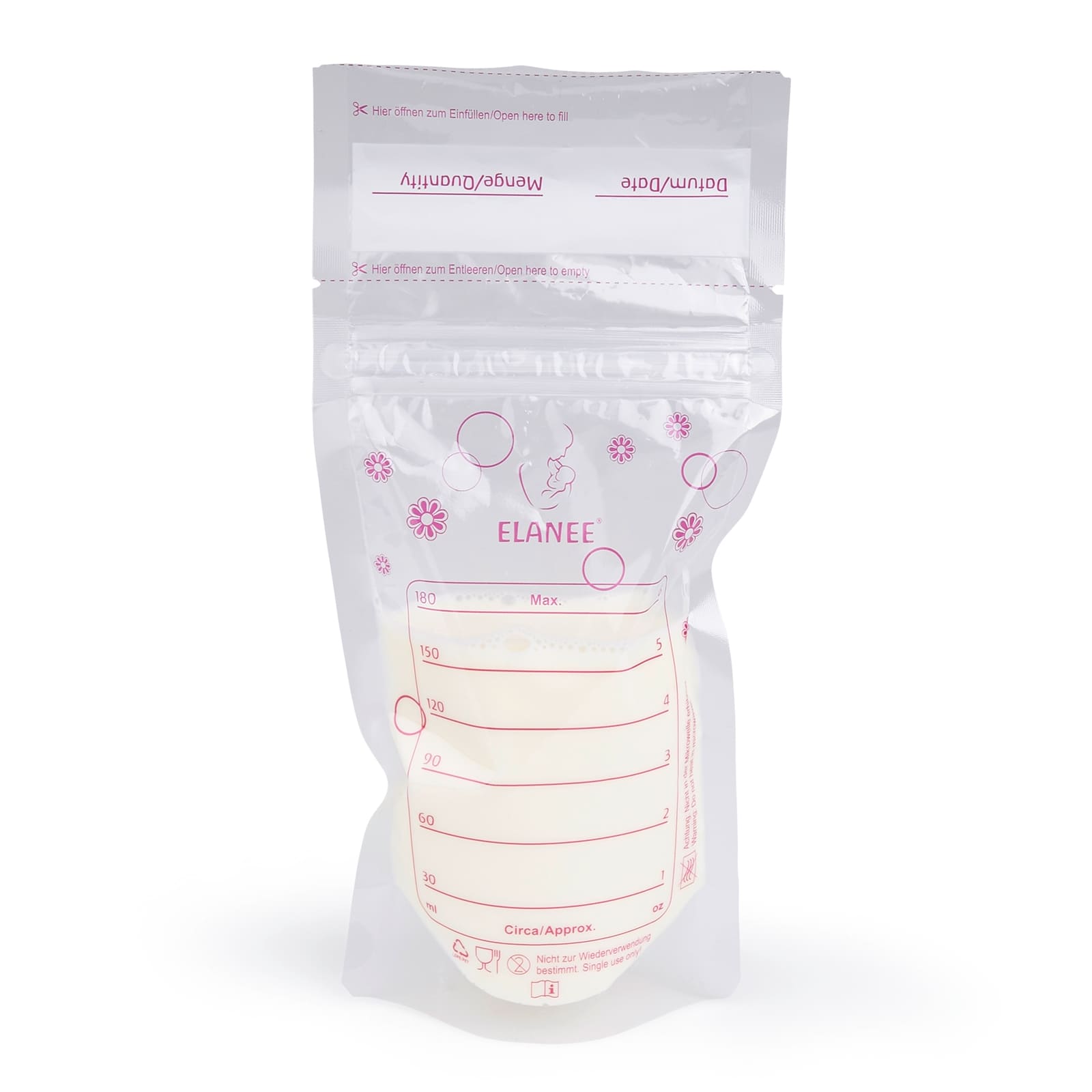 ELANEE Sachets pour le lait maternel FS 20 pièces