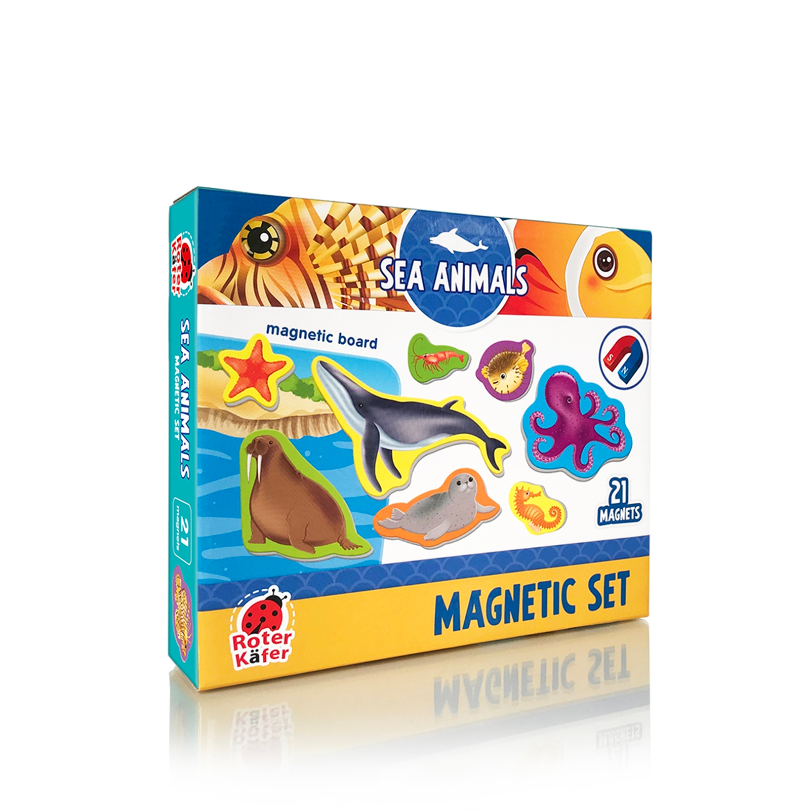 ROTER KÄFER Jeu magnétique Animaux marins