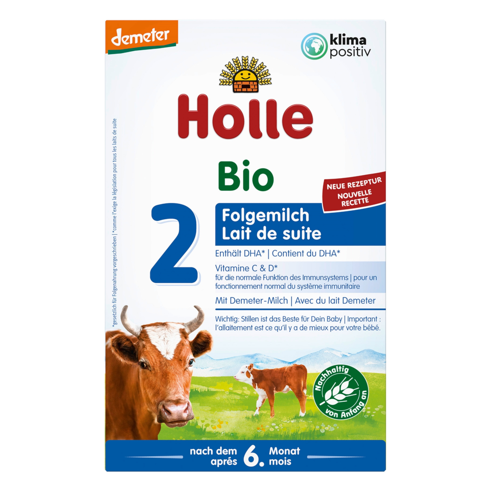 HOLLE Bio-Folgemilch 2 600g