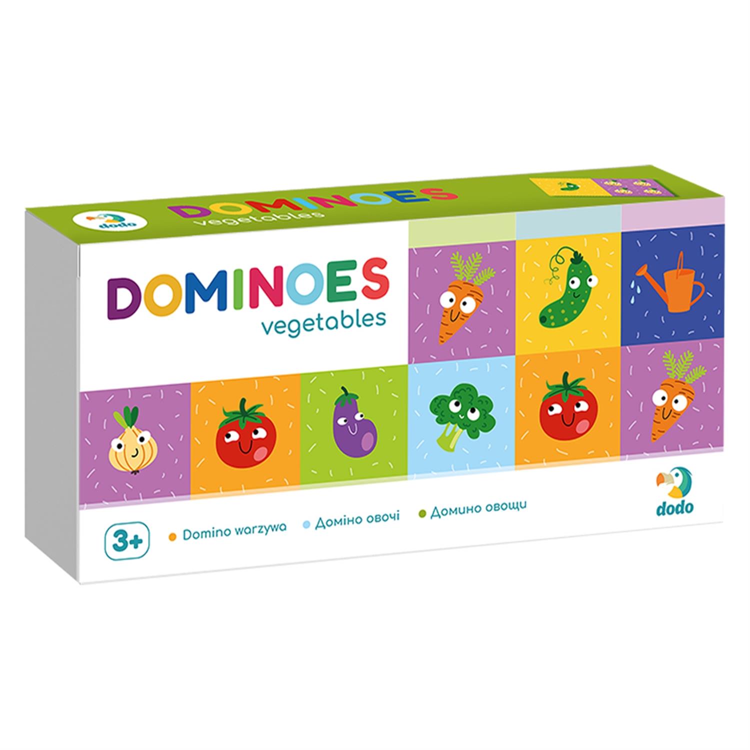 DODO Domino Légumes 28 cartes, 36m+