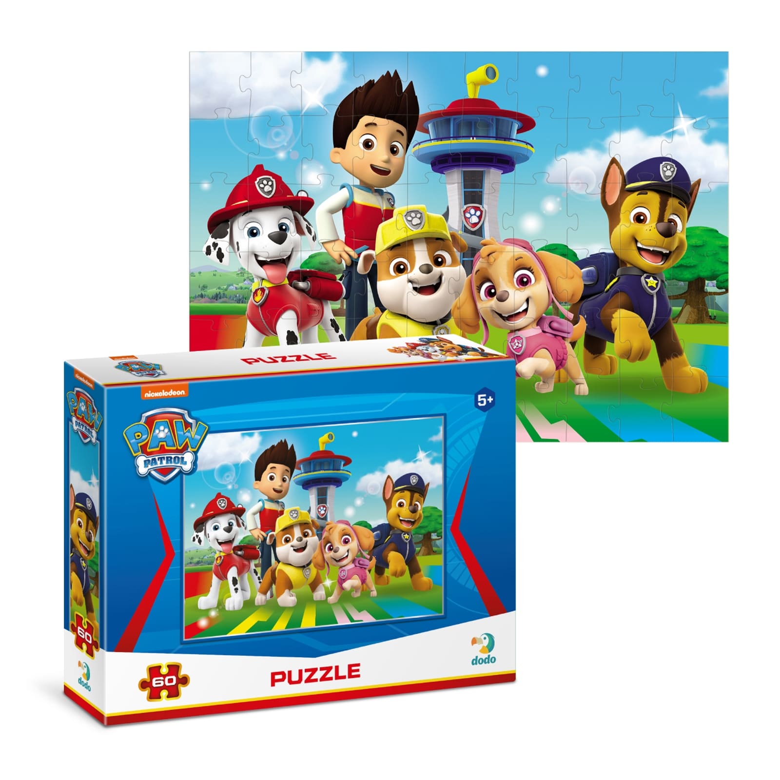 DODO Puzzle Paw Patrol 60 Teile, 5J+