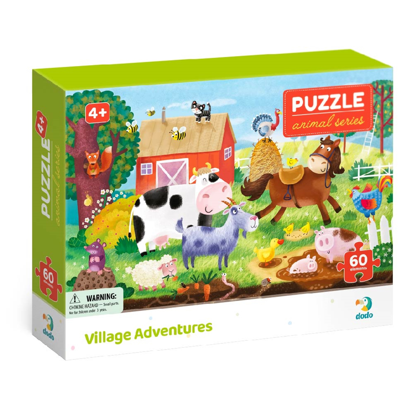 DODO Puzzle Abenteuer 60 Teile, 4J+