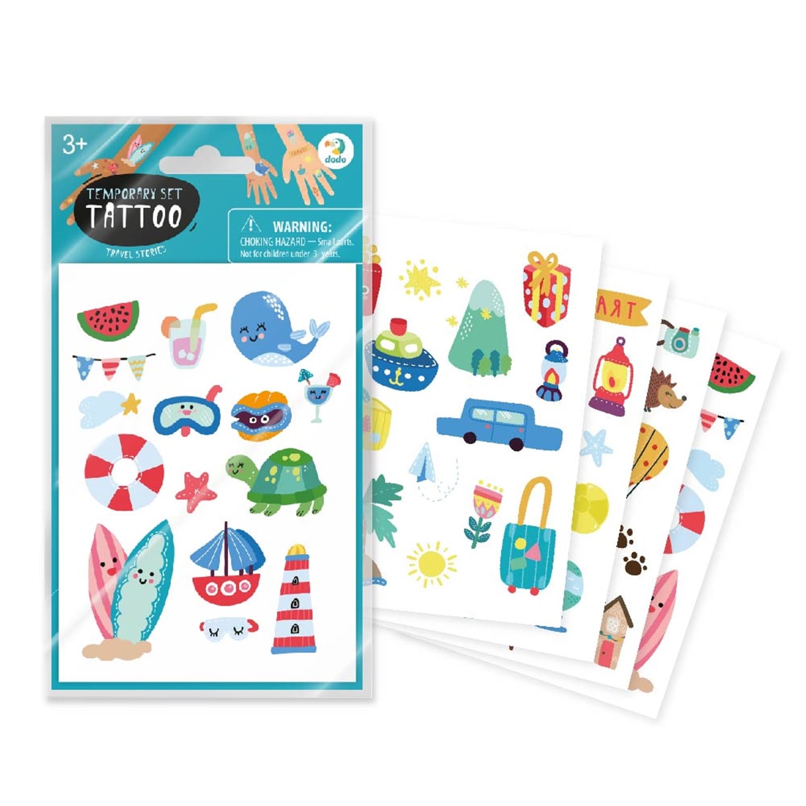 DODO Kindertattoos Reisen 64 Tattoos, 36M+