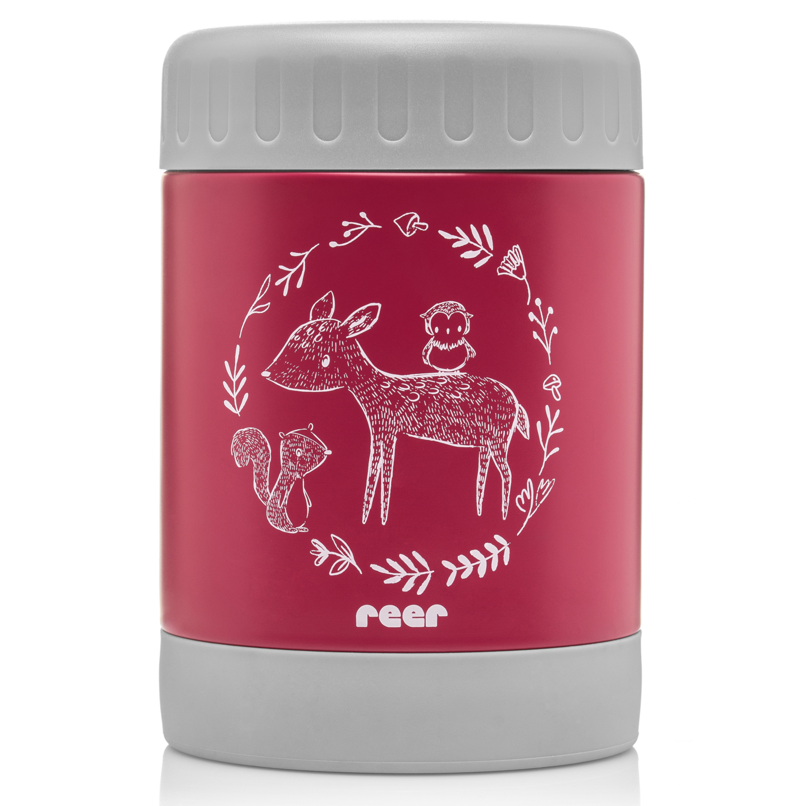 REER ColourDesign Edelstahl-Warmhaltebox beerenrot 300ml