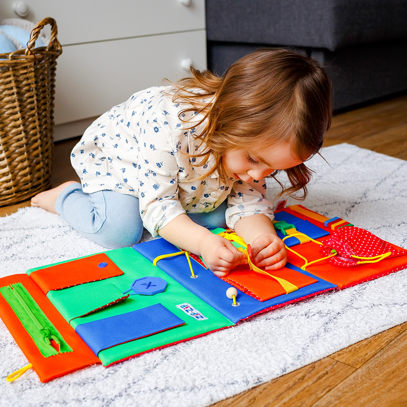 ROTER KÄFER Jeu éducatif Busy Board 3 terrains de jeux