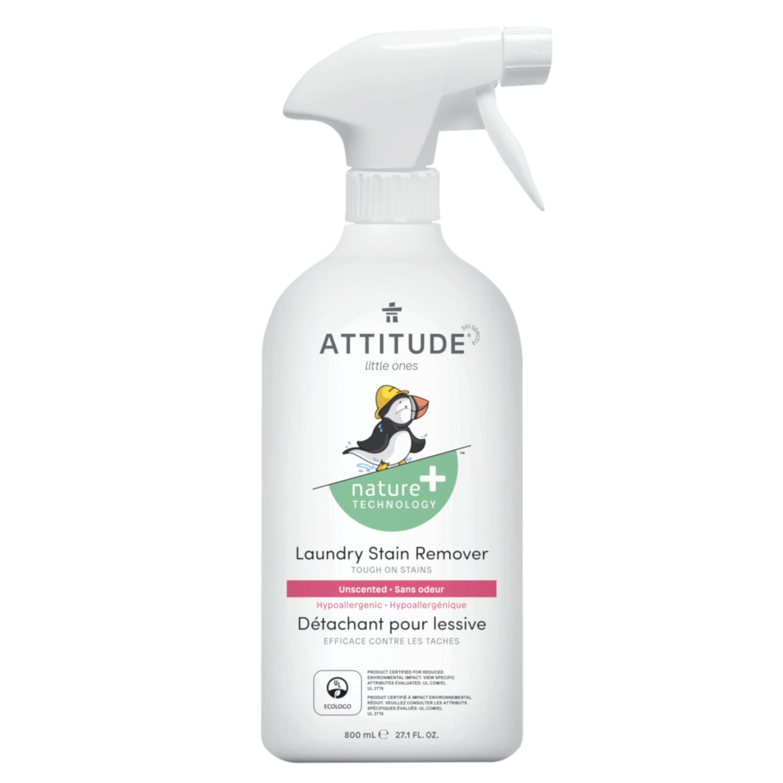 ATTITUDE Little Ones Détachant pour lessive 800ml