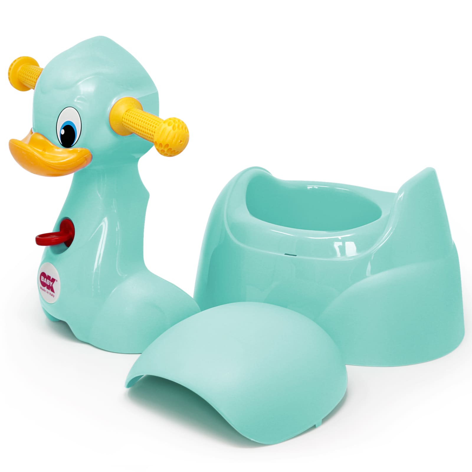 OK BABY Topf Ente Quack blau