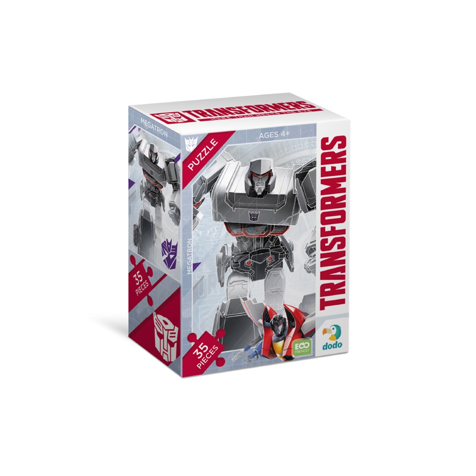 DODO Mini Puzzle Transformers 35 Teile, 4J+