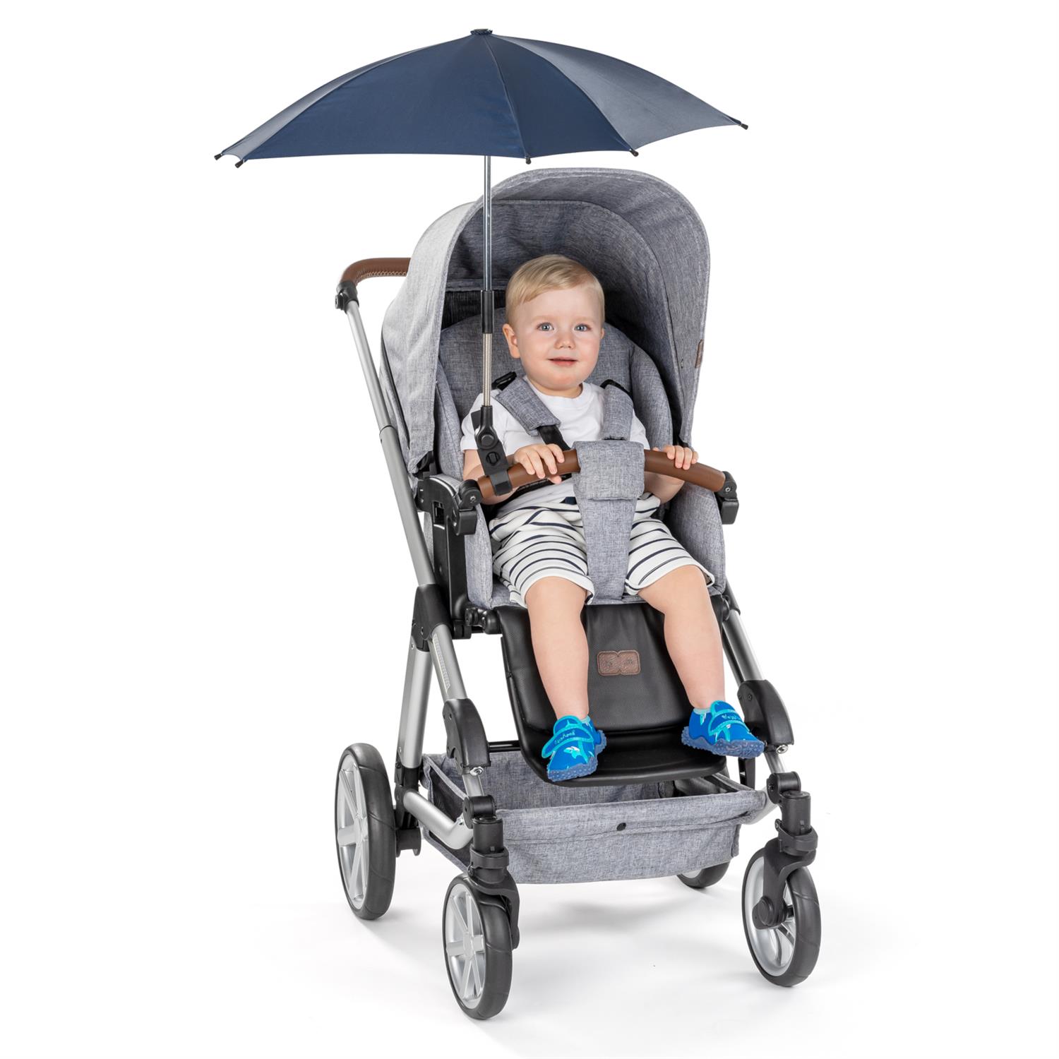 REER ShineSafe Kinderwagen-Sonnenschirm blau