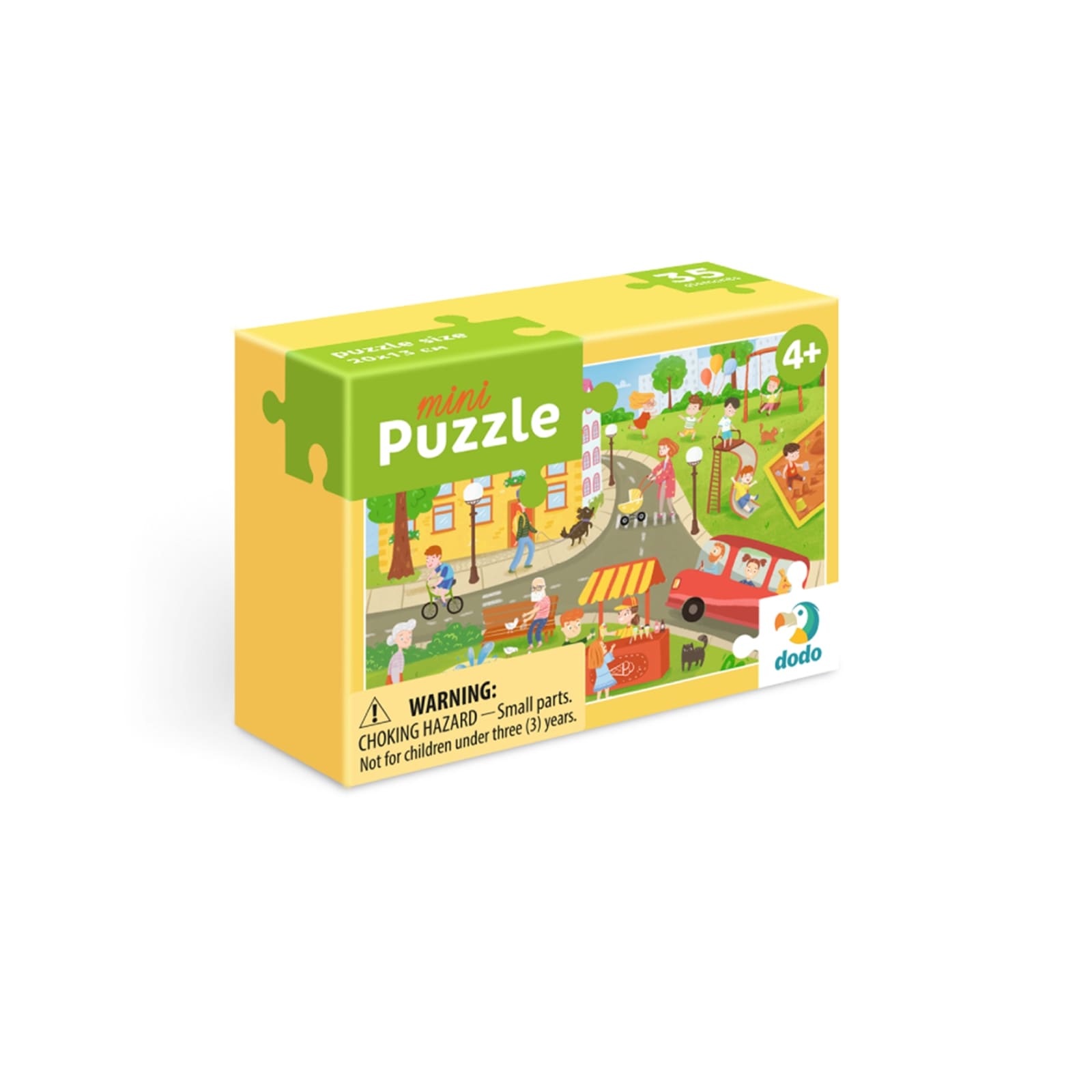 DODO Mini Puzzle Stadt im Sommer 35 Teile, 4J+