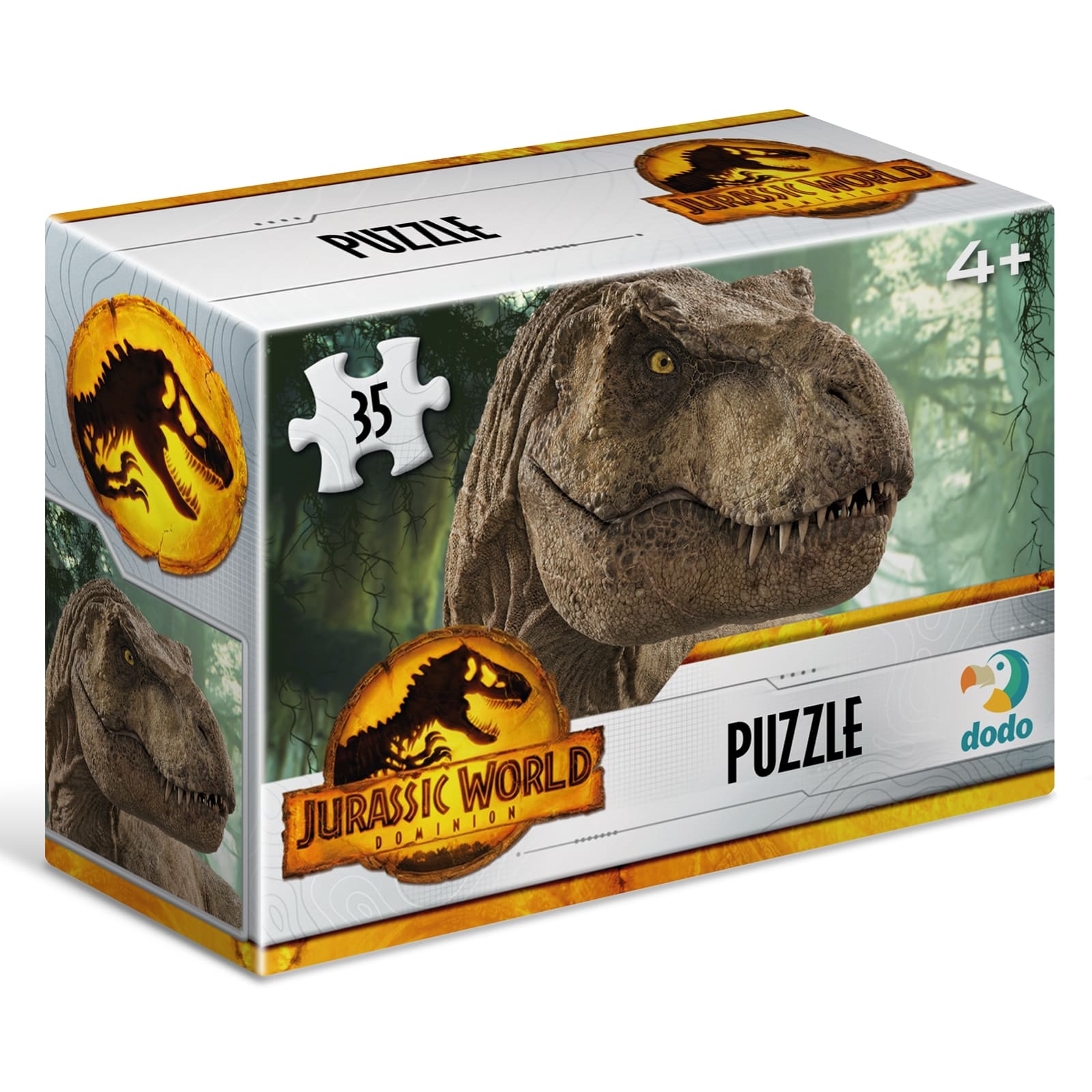 DODO Mini Puzzle Jurassic Park 35 Teile, 4J+