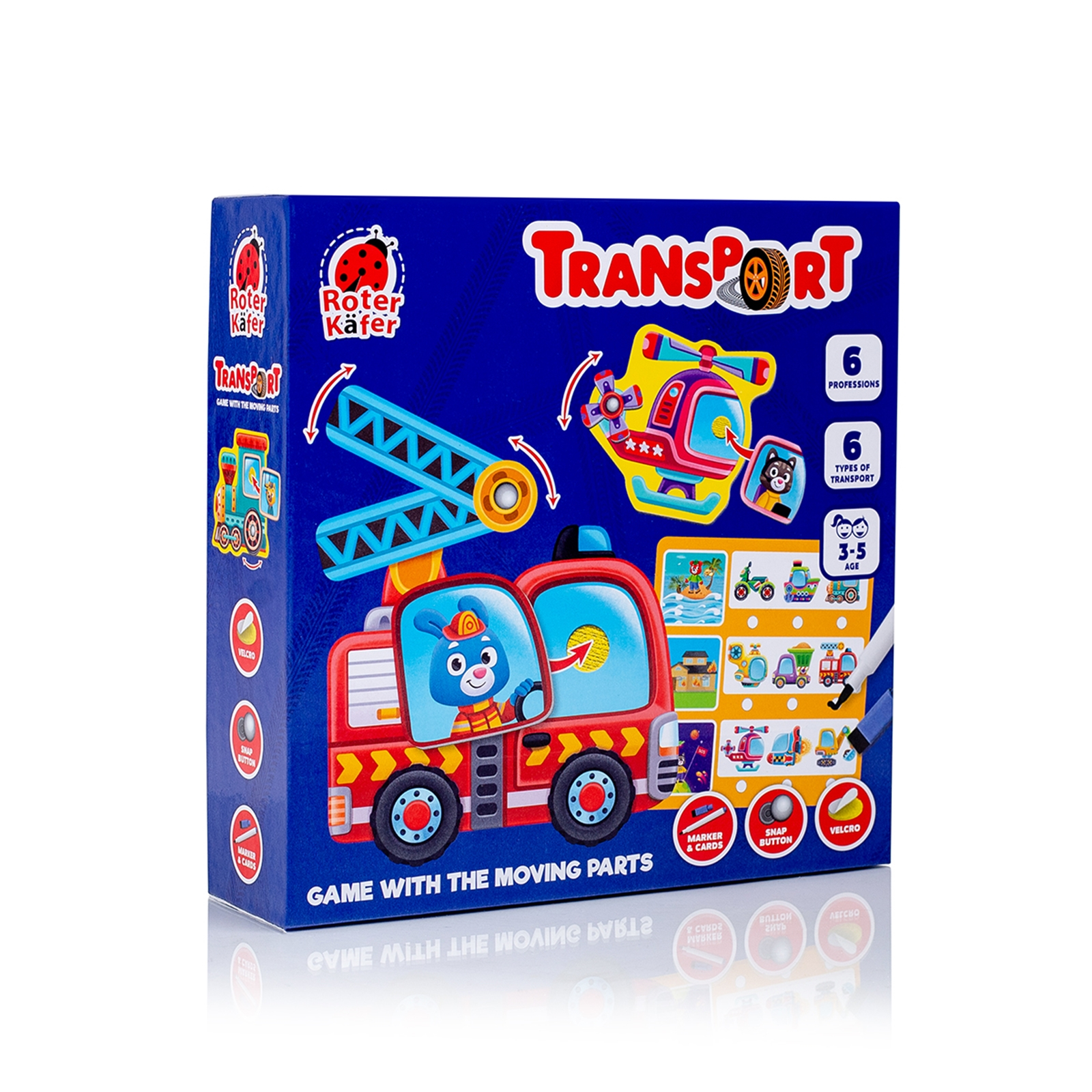 ROTER KÄFER Lernspiel Transport, 3-5 Jahre