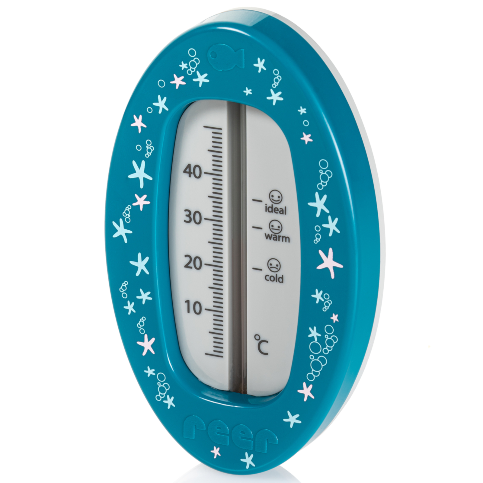 REER Badethermometer oval blau