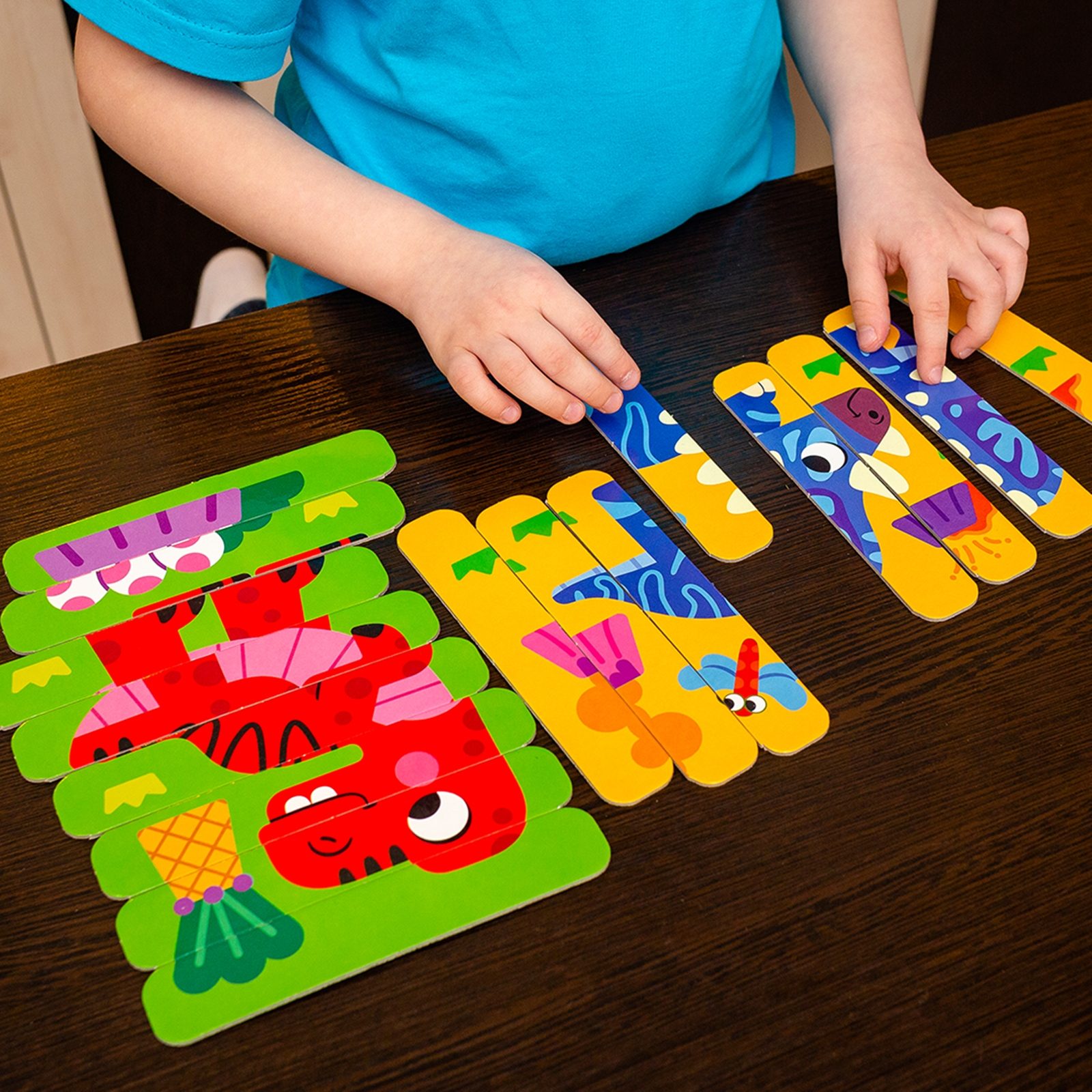 ROTER KÄFER Puzzle Sticks Dinosaurier