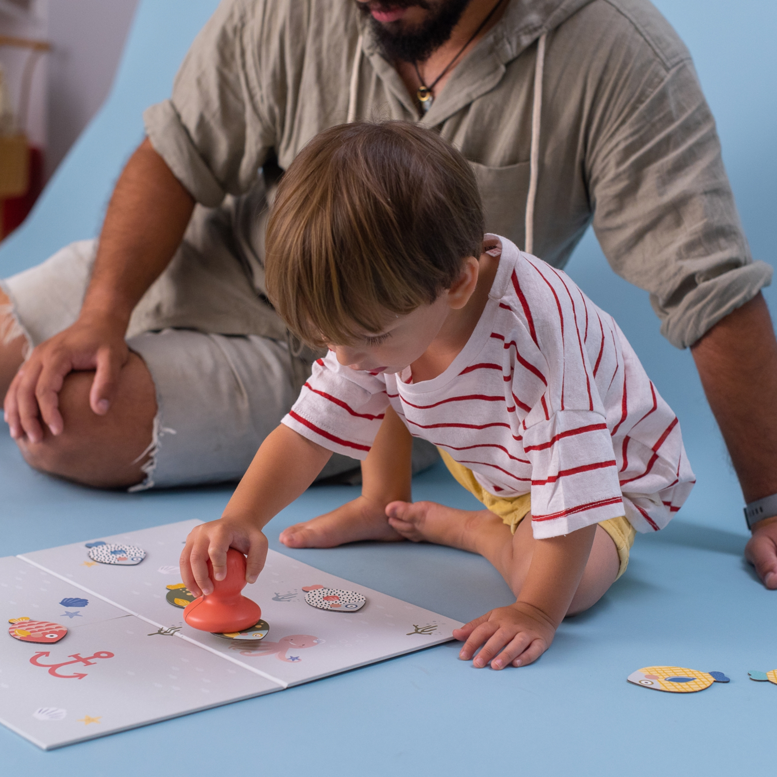 TAF TOYS Jeu magnétique Poisson