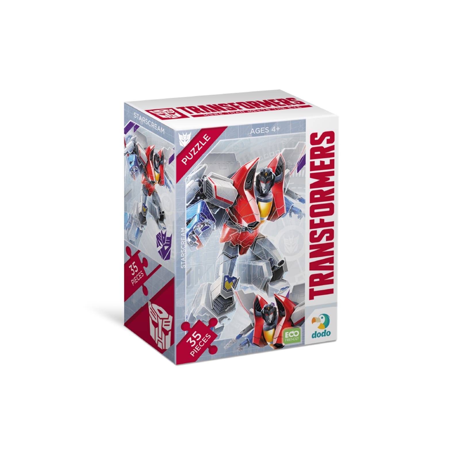 DODO Mini Puzzle Transformers 35 Teile, 4J+