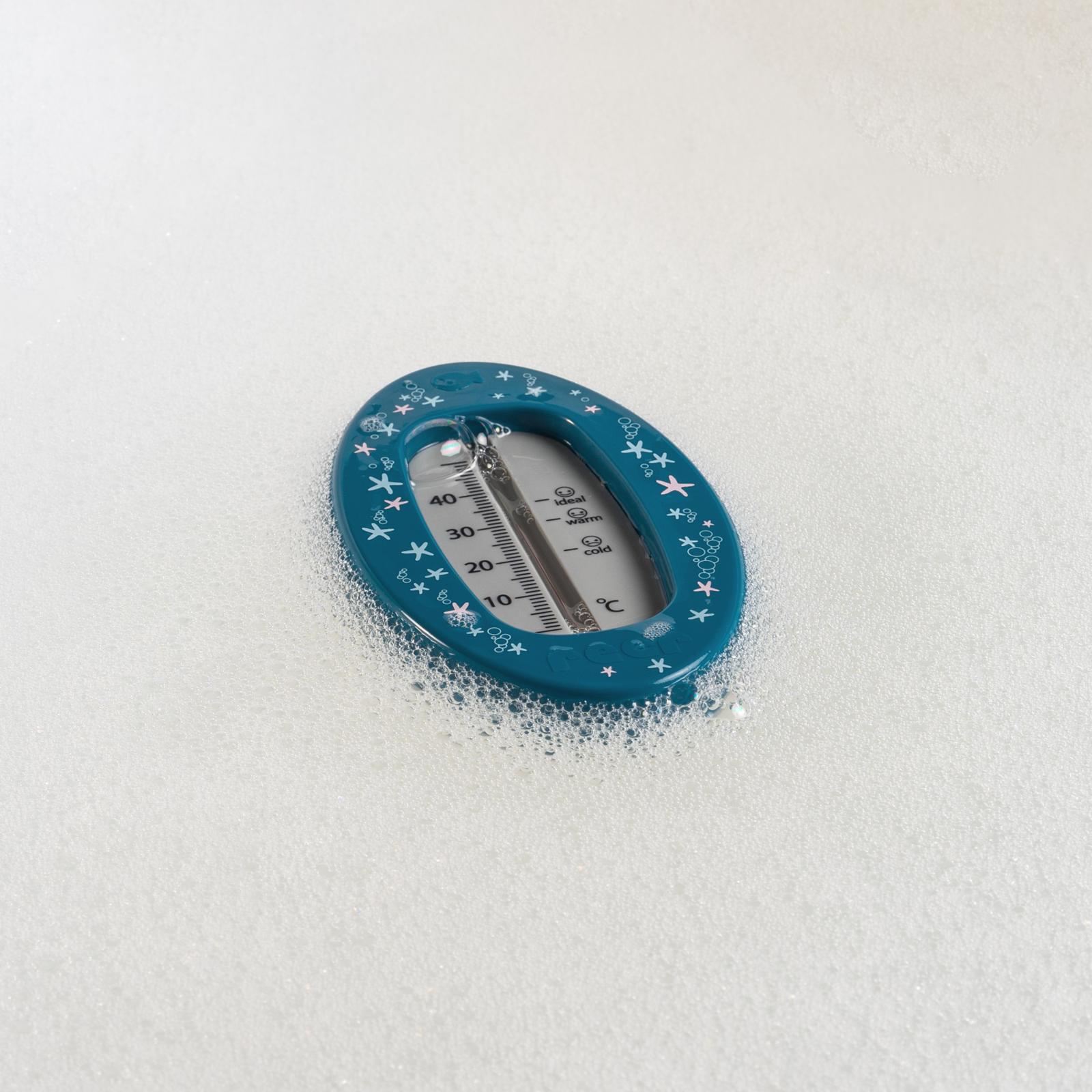 REER Badethermometer oval blau