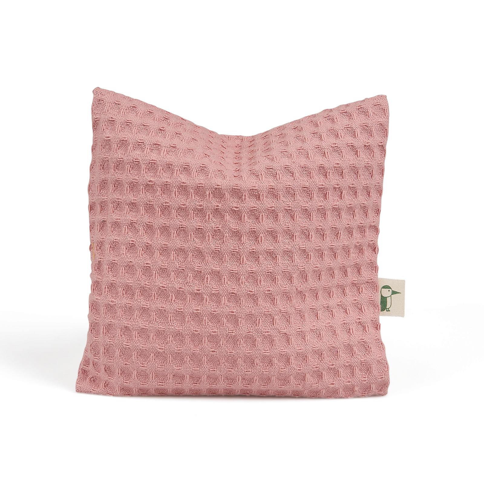 GRÜNSPECHT Coussin au colza piqué gaufré rose