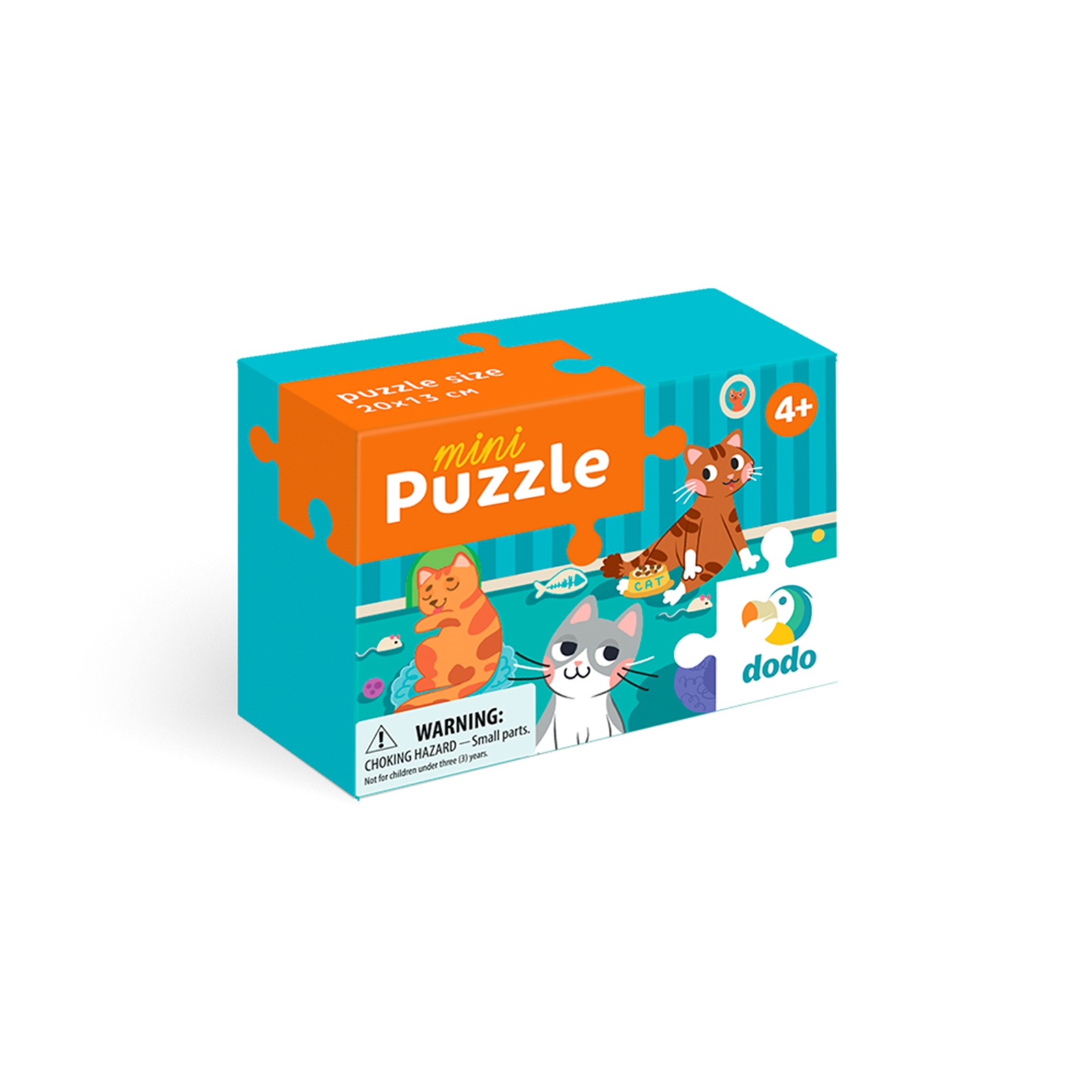 DODO Mini Puzzle Katzen 35 Teile, 4J+