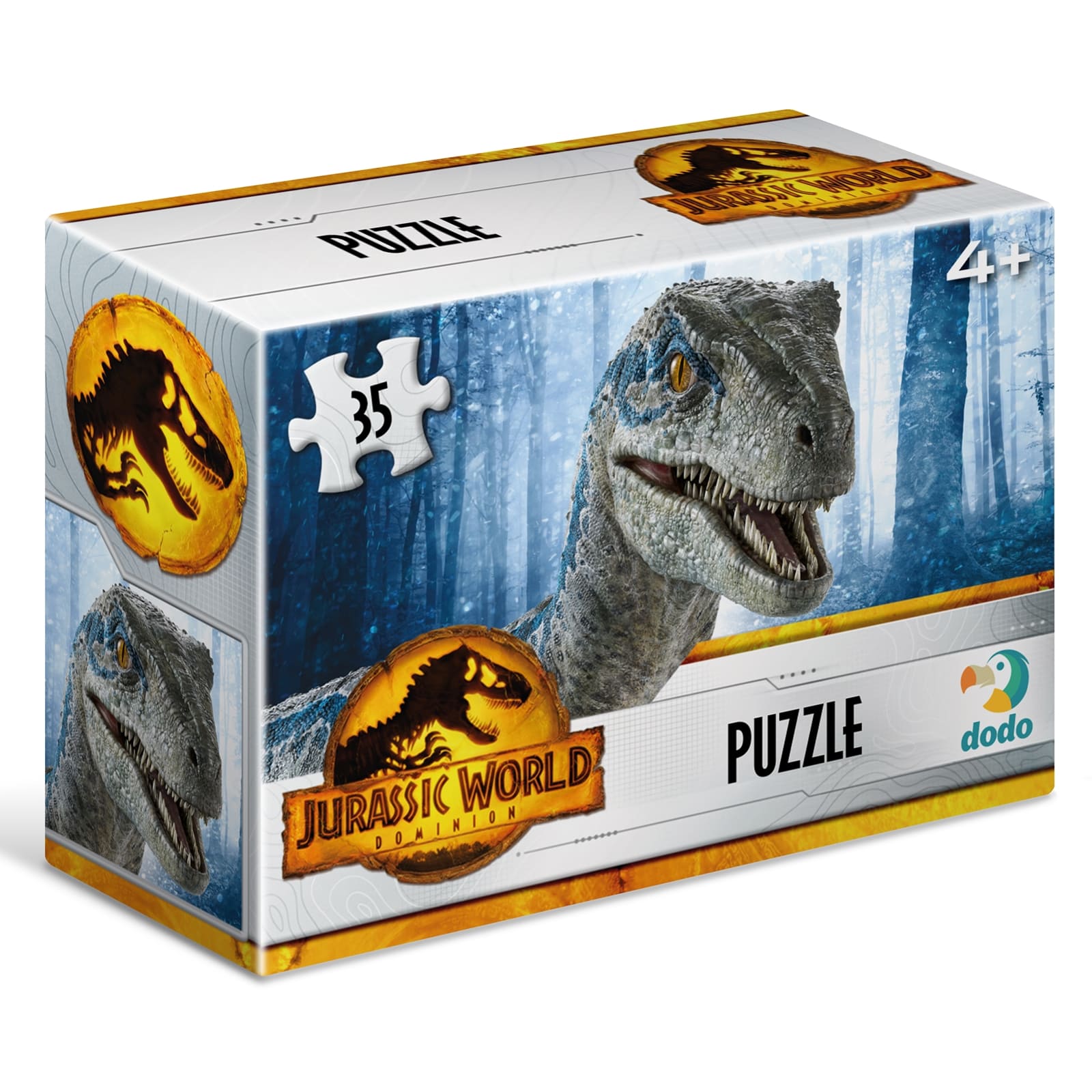 DODO Mini Puzzle Jurassic Park 35 Teile, 4J+