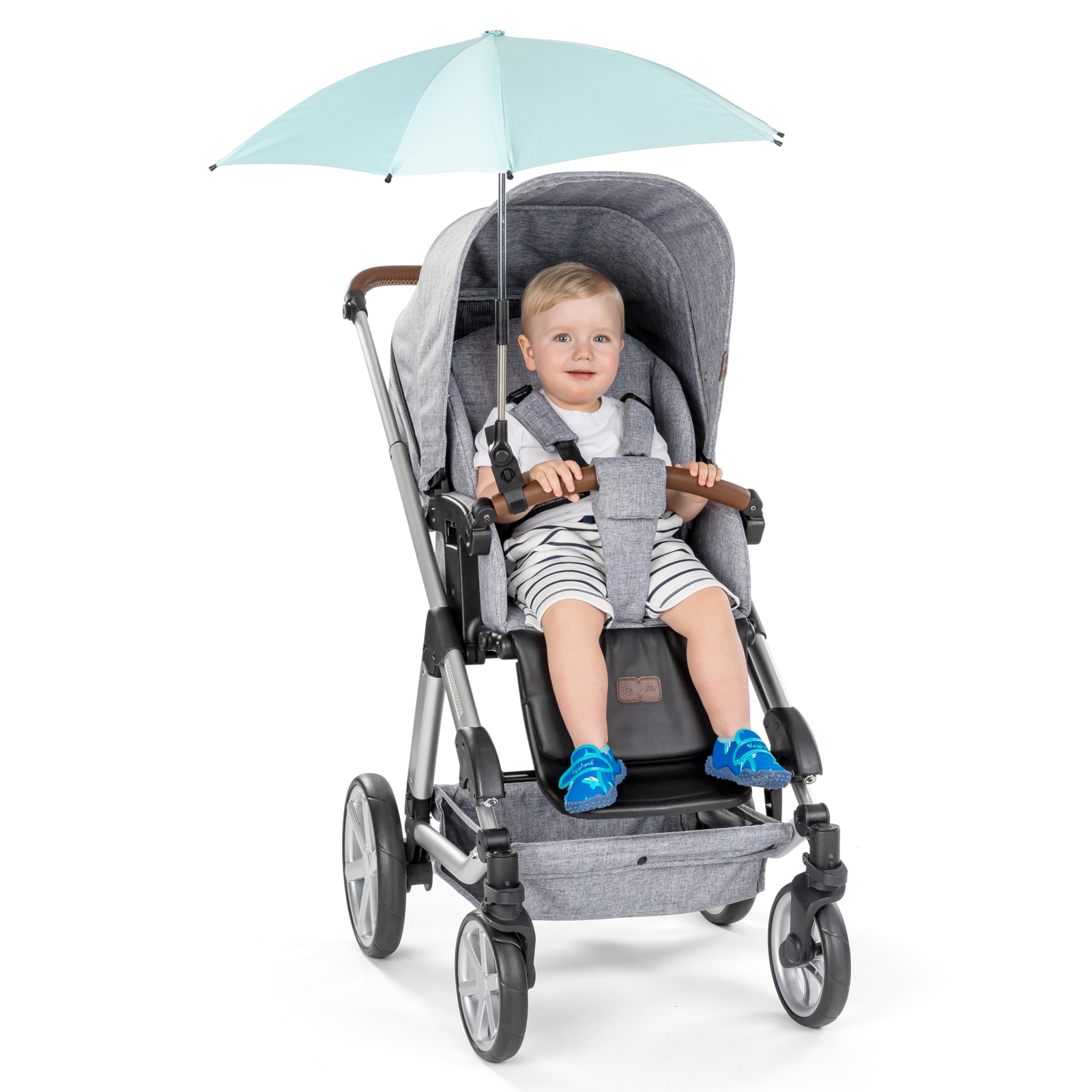 REER ShineSafe Kinderwagen-Sonnenschirm mint