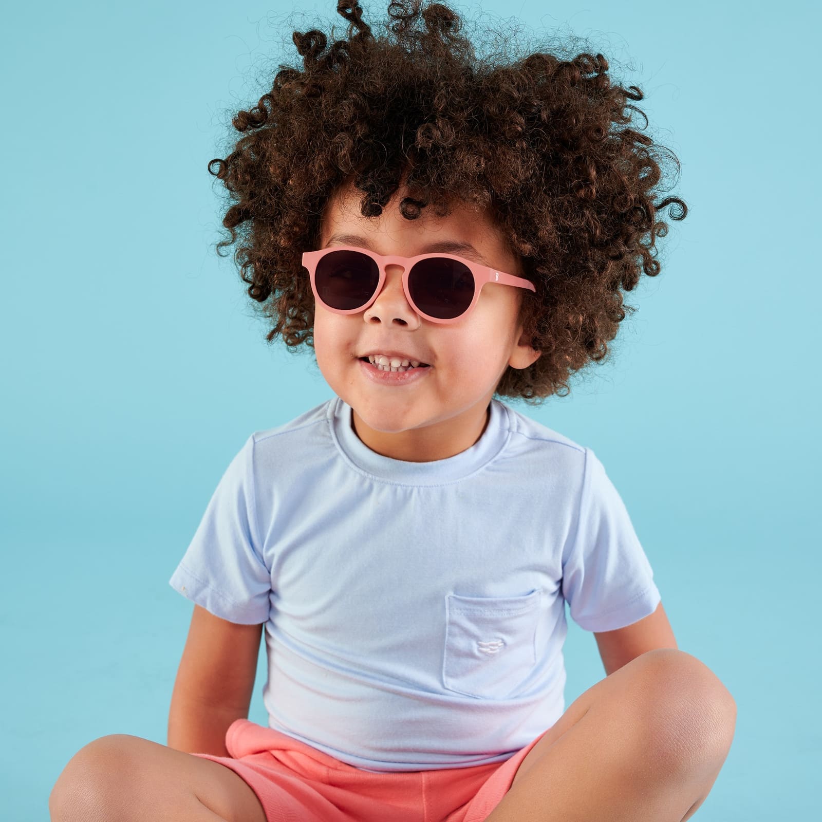 BABIATORS Lunettes de soleil Eco Keyhole SeaShell pink 3-5 ans