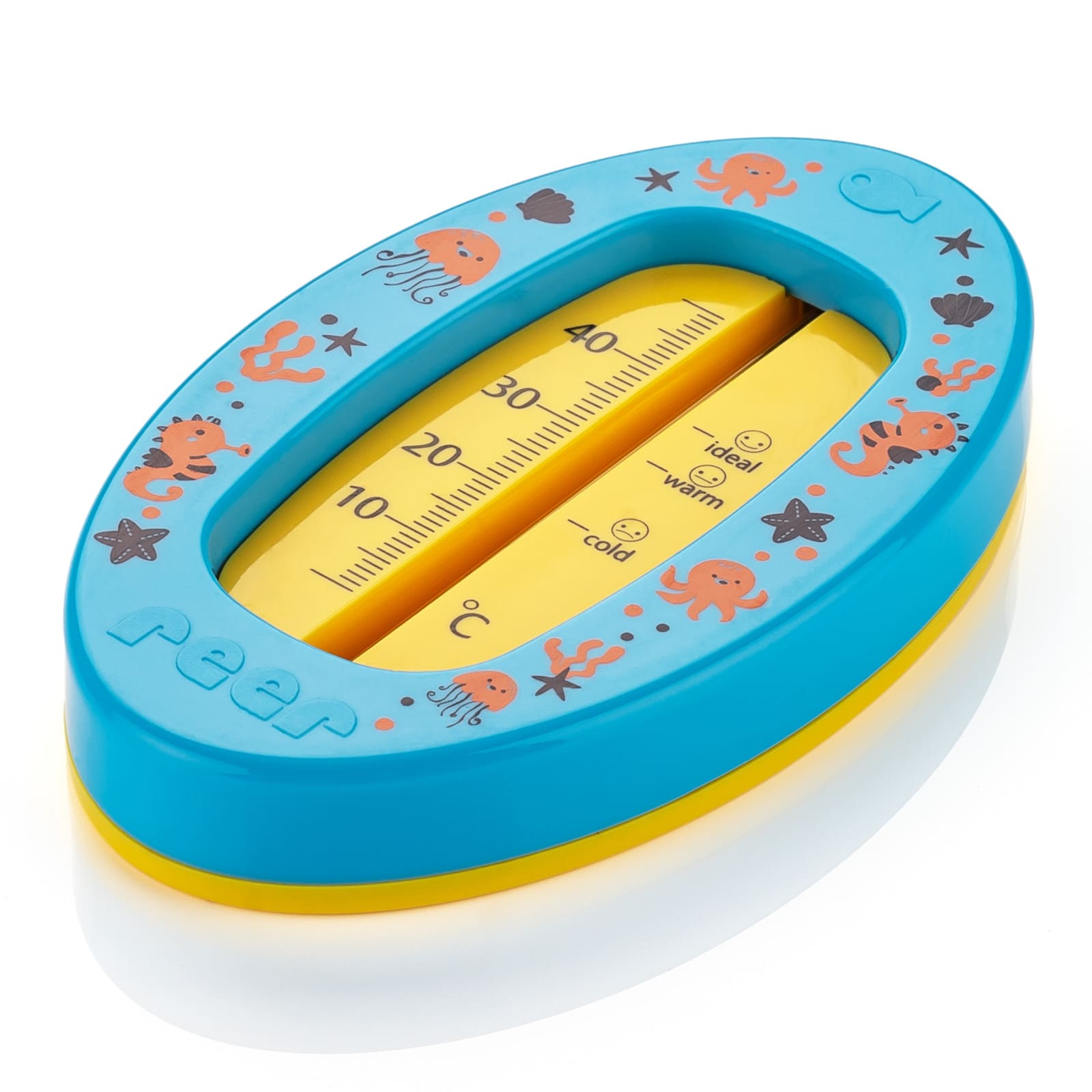 REER Badethermometer oval blau