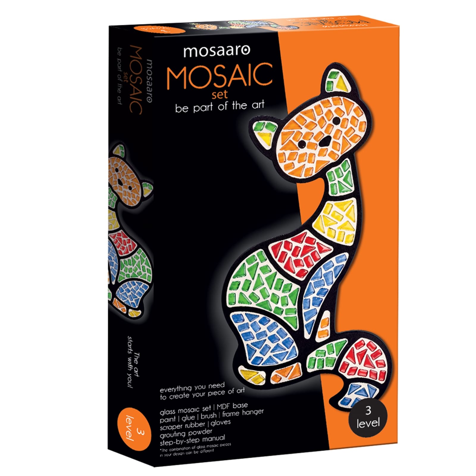 MOSAARO Ensemble De Mosaïques Chat Niveau 3