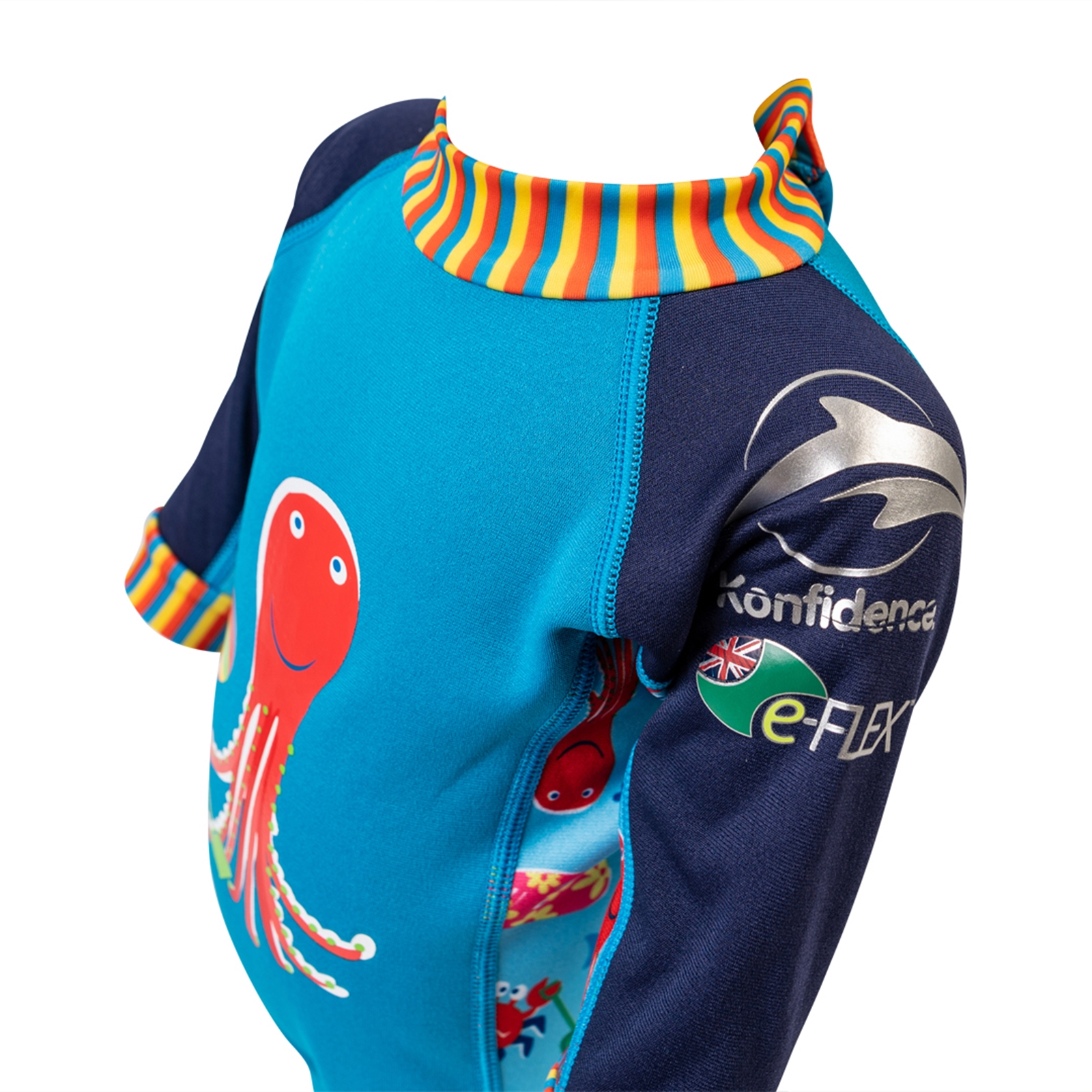 KONFIDENCE Combinaison en néoprène e-Flex Splashy Swimsuit Seabiskit 6-9 mois