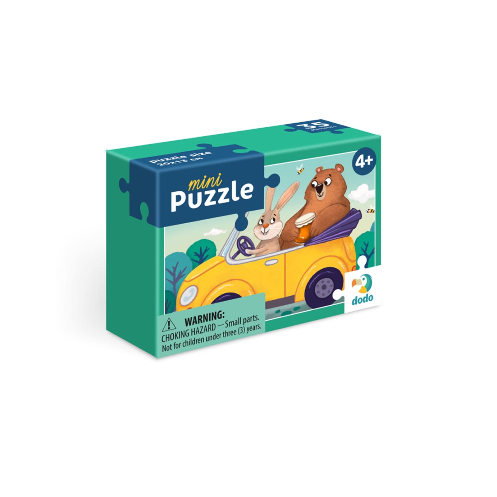 DODO Mini Puzzle Unterwegs 35 Teile, 4J+