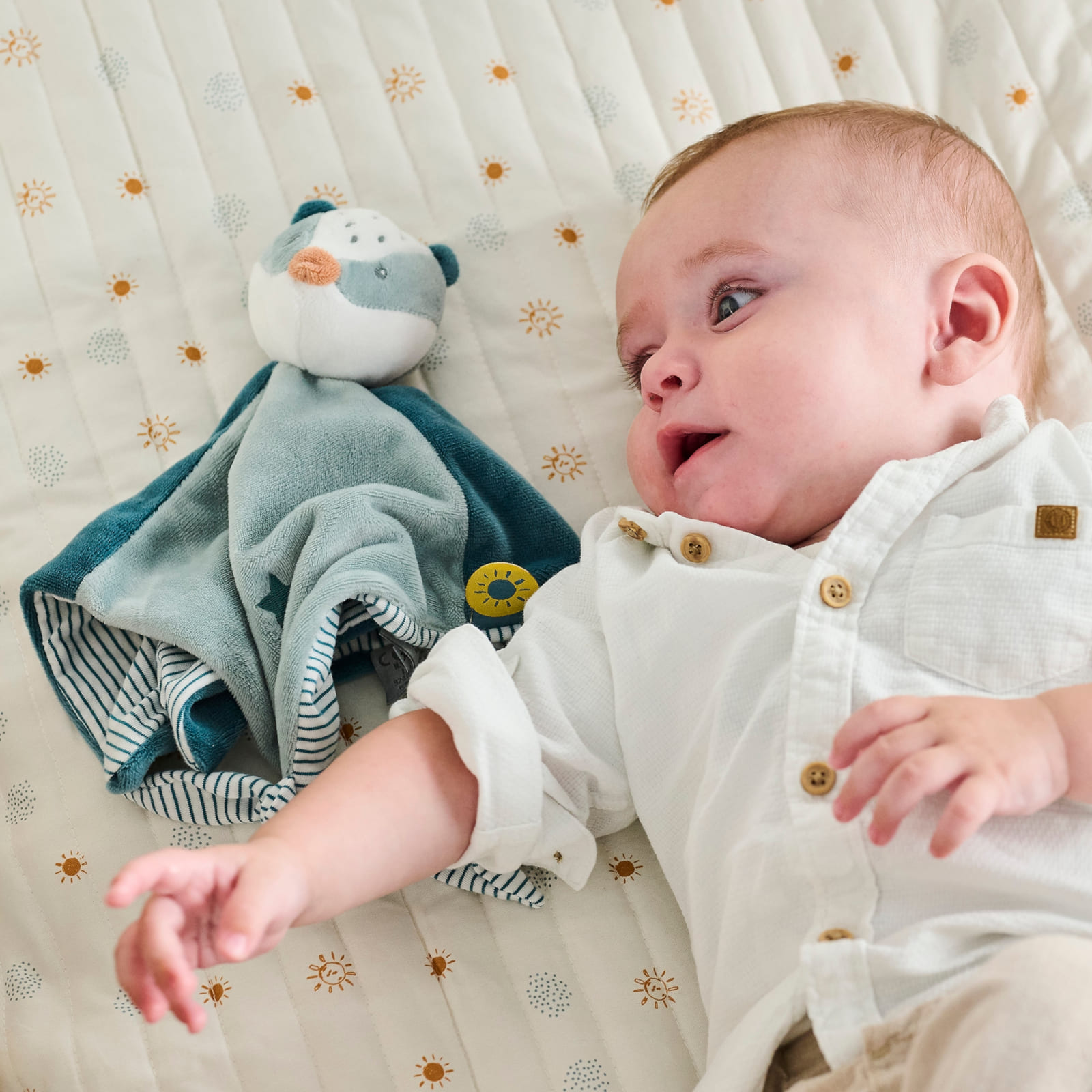 NATTOU Félix et Léo Doudou Félix le blaireau