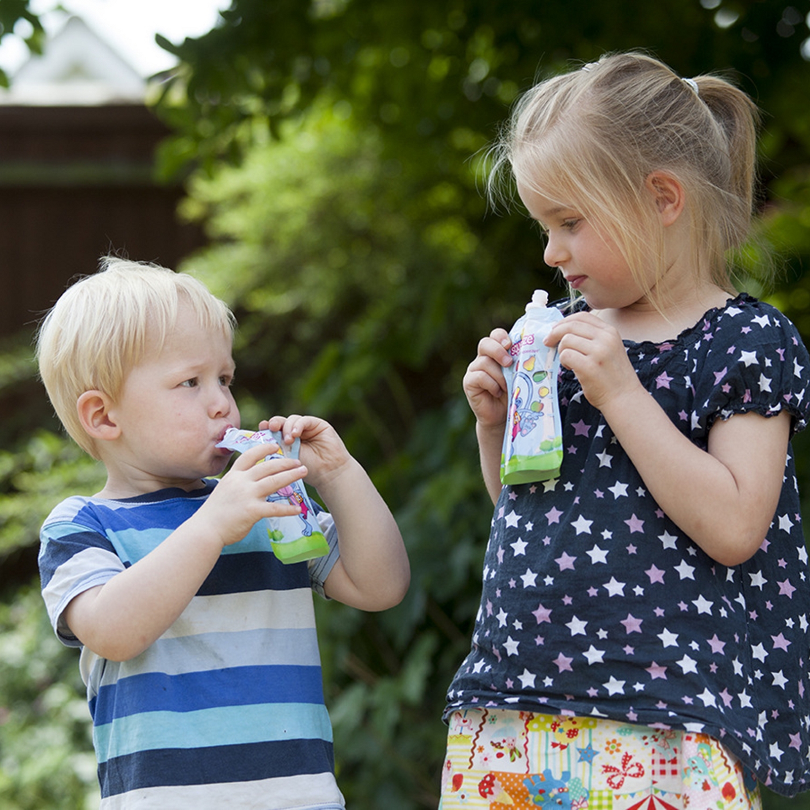 FILL'N'SQUEEZE Gourdes réutilisables 10 pcs.